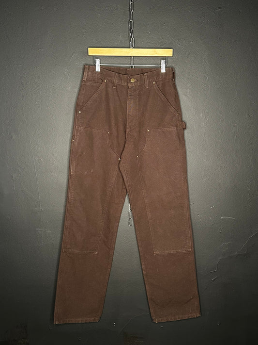 (32) Carhartt Double Knee Brown Pants